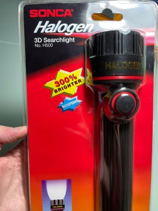 Linterna SONCA Halógena 3D