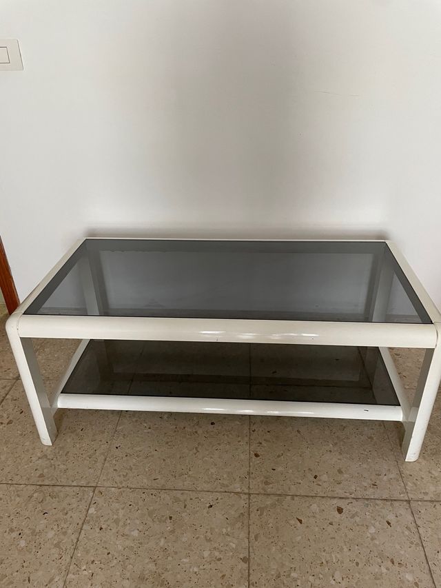 Mesa de centro madera y cristal