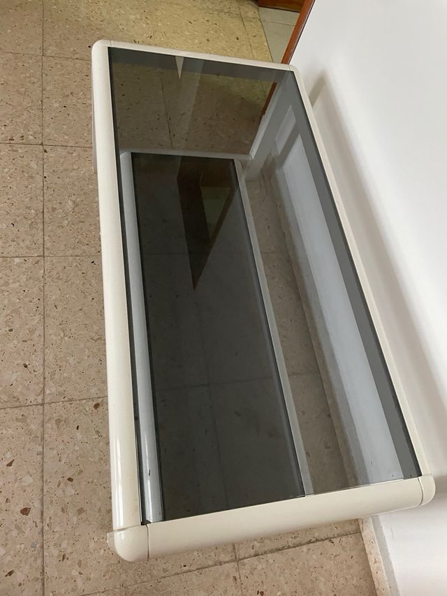 Mesa de centro madera y cristal