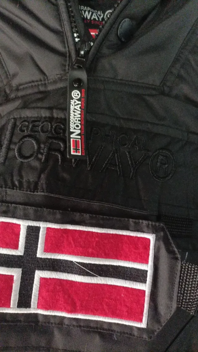Chaqueta Geographical Norway Negra