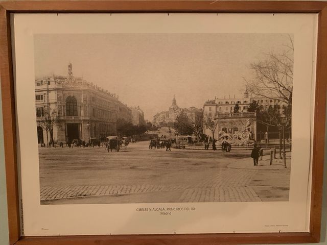4 Fotografie di Madrid Antico incorniciate