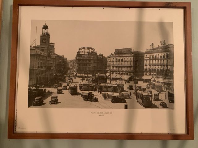 4 Fotografie di Madrid Antico incorniciate