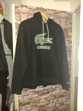 Sudadera Lacoste Negra Original