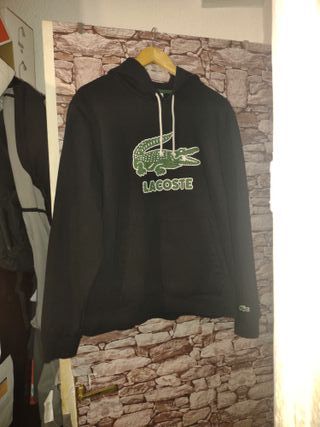 Sudadera Lacoste Negra Original
