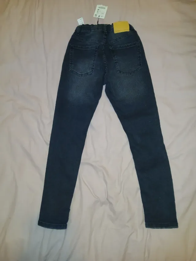 Jeans Zara negros rotos Tall 13-14 (164cm)