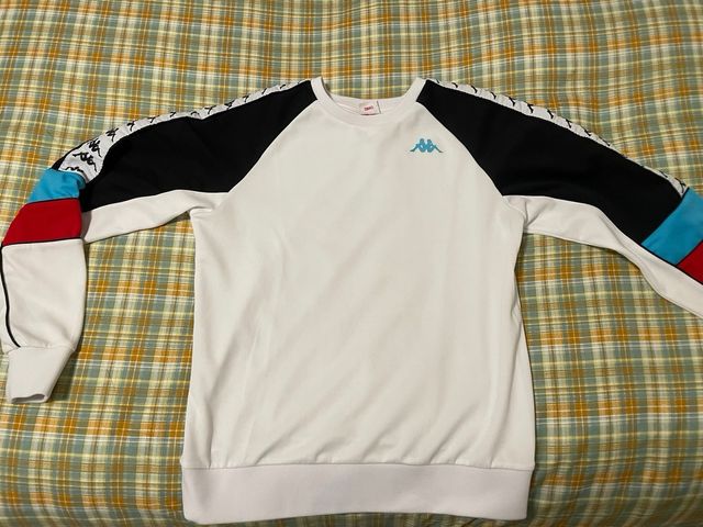 Sudadera Kappa Negra y Blanca