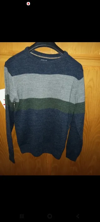 Maglione uomo SIGNUM a blocchi di colore taglia M