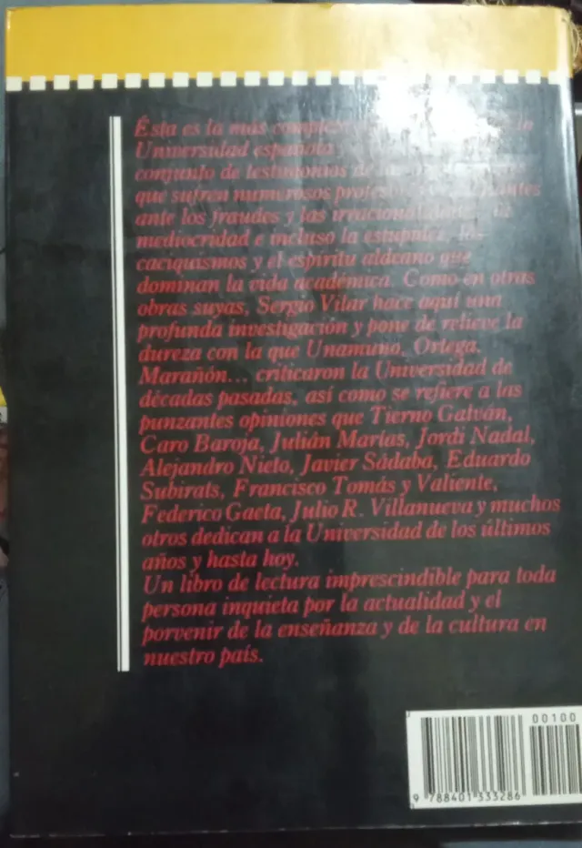 Libro Sergio Vilar+Octavilla sindicato estudiantes