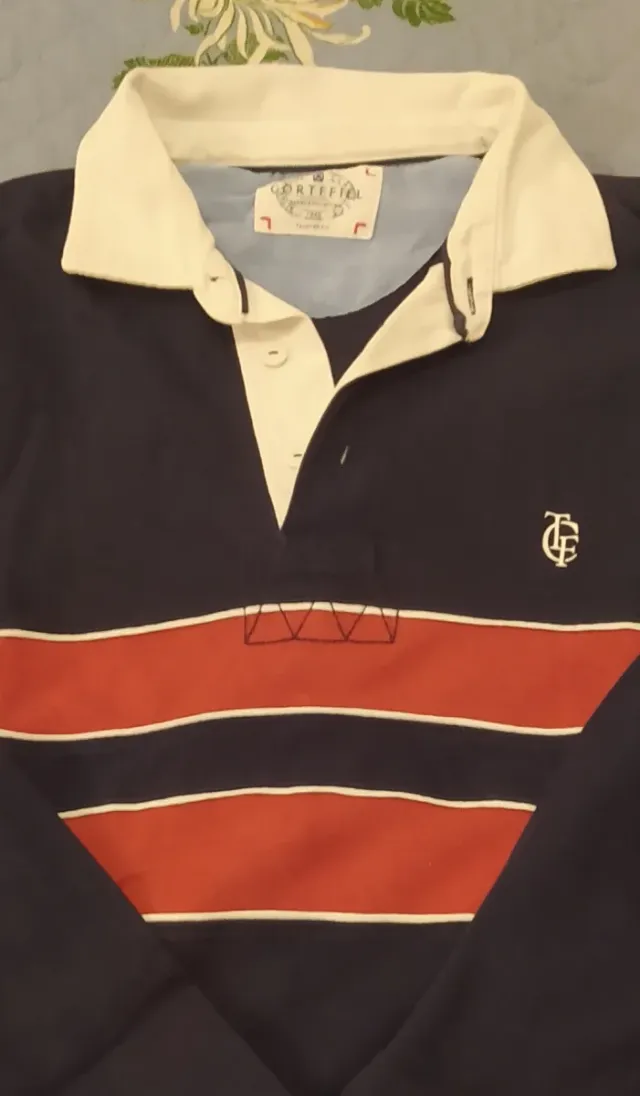 Polo Cortefiel manga larga a rayas