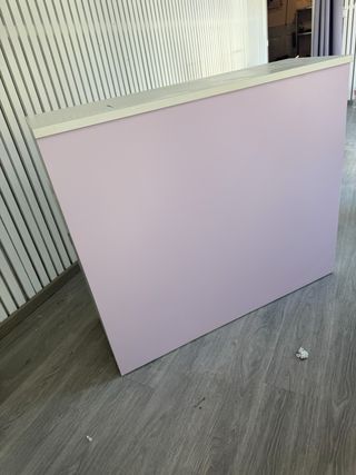 Mostrador recepción blanco
