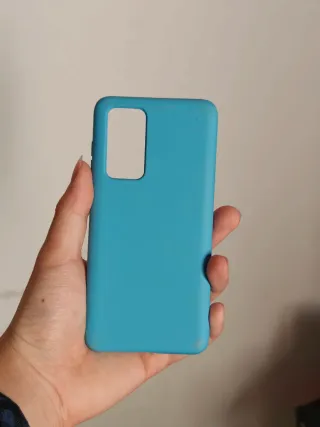 Custodia in silicone per Huawei P40, blu