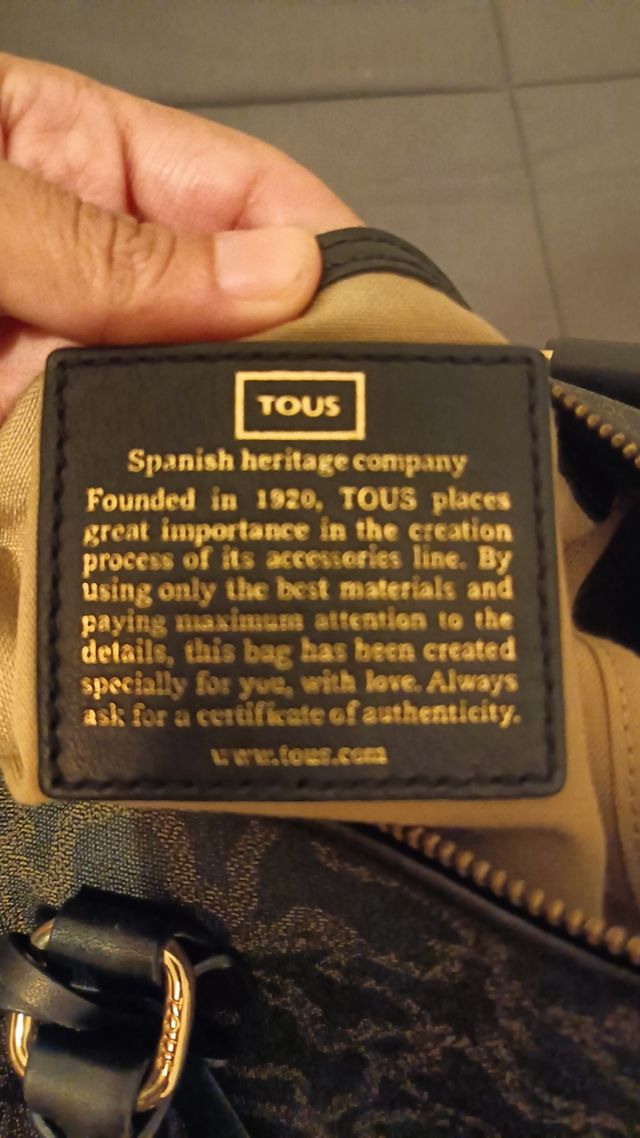 Bolso de mano bowling Tous