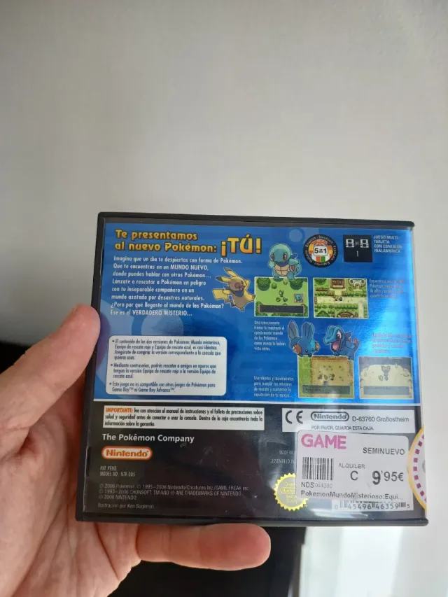 Pokémon Mundo Misterioso Azul DS