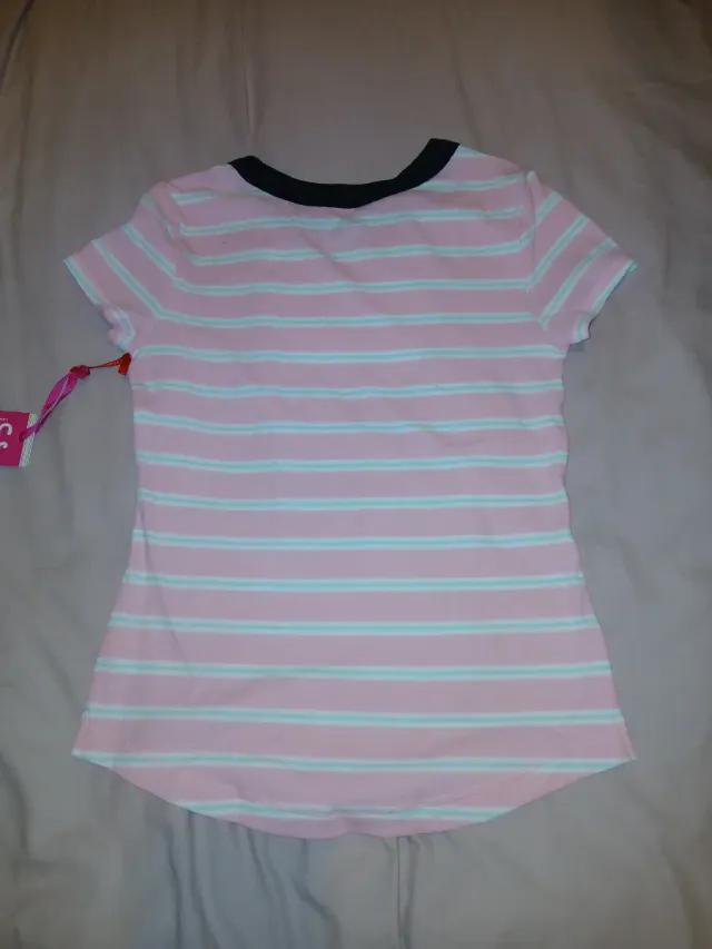 Camiseta Justice Rayas Snoopy tamanho M ou XL