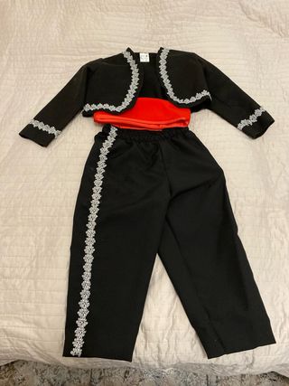 Disfraz Mariachi niño Negro y Rojo (película Coco)