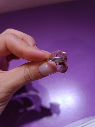 Anillo Tous Plata Rosa Original