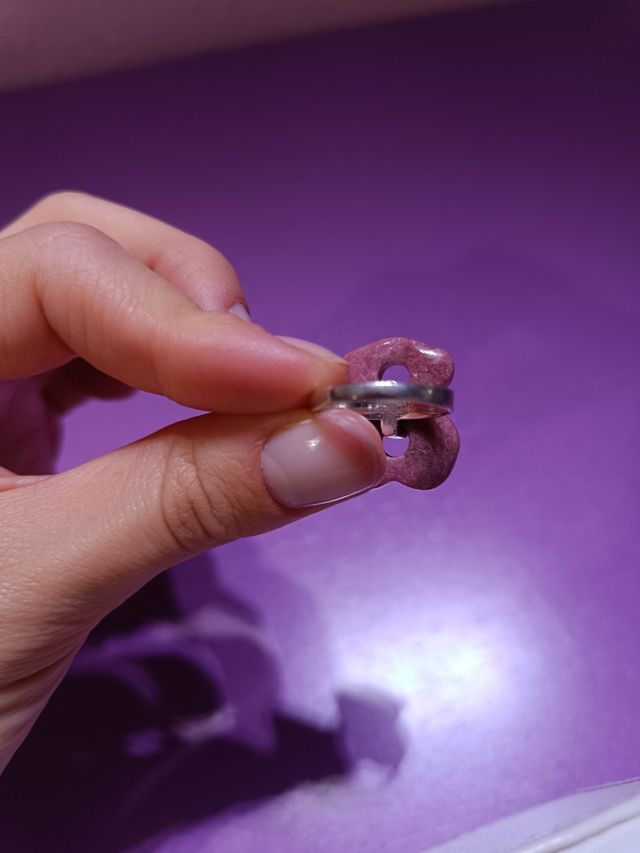 Anillo Tous Plata Rosa Original