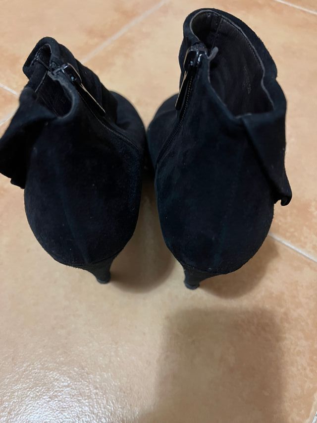 Botas Zara Tacón Negro