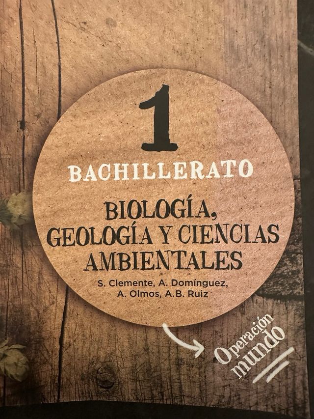 Biología, Geología y Ciencias Ambientales 1.