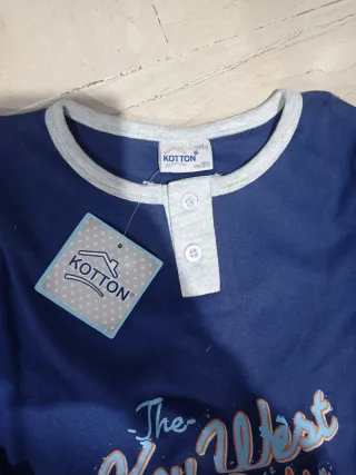 Pigiama bimbo cotone caldo 3-4 anni