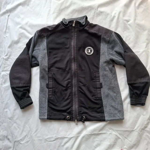 Giacca bambino Champion pile nero e grigio