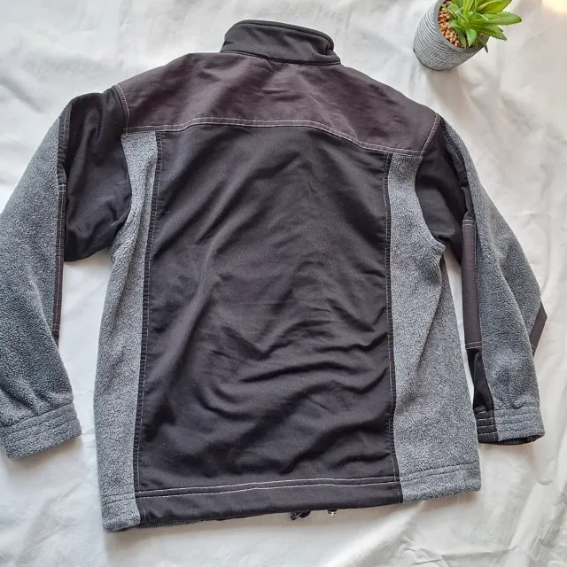 Giacca bambino Champion pile nero e grigio