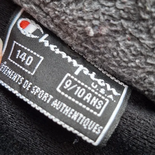 Giacca bambino Champion pile nero e grigio