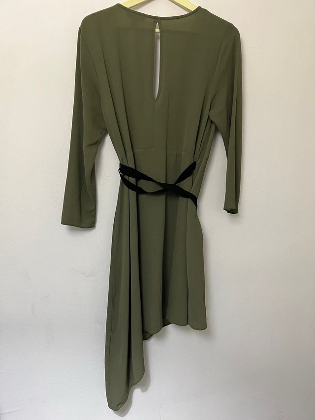 Vestido New Look verde militar talla L