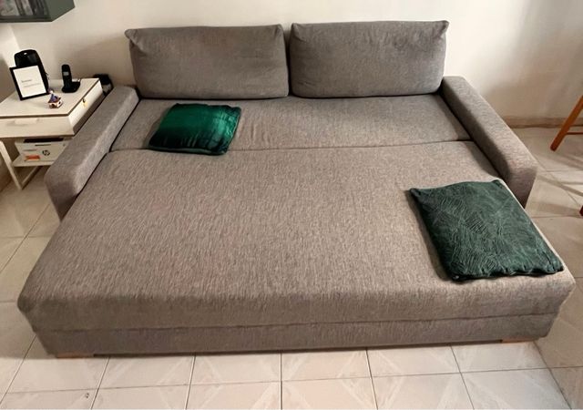 Divano letto Ikea grigio