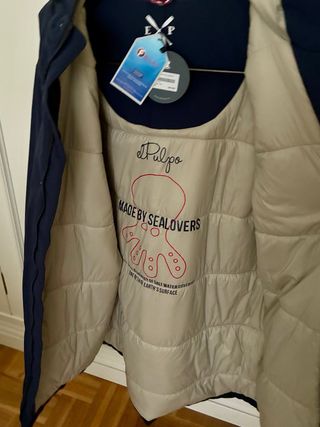 Parka El Pulpo Azul Marino Talla XL