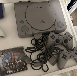 Consola Sony PlayStation 1 PS1 Gris + Juego Gran T