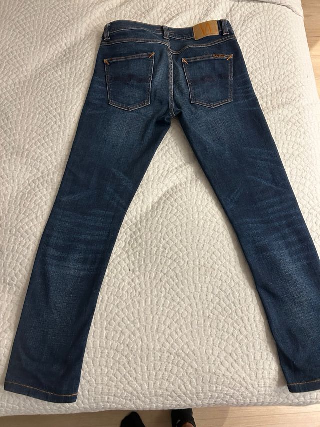 Nudie Jeans Lean Dean Vaqueros Azules