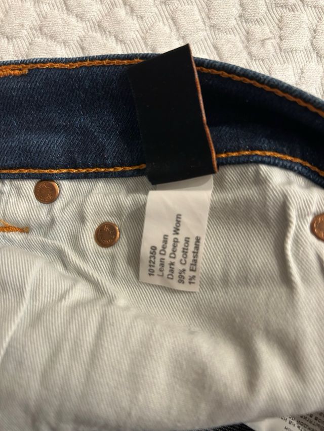 Nudie Jeans Lean Dean Vaqueros Azules