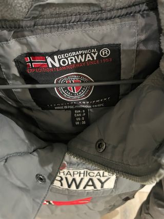 Cazadora Geographical Norway Gris