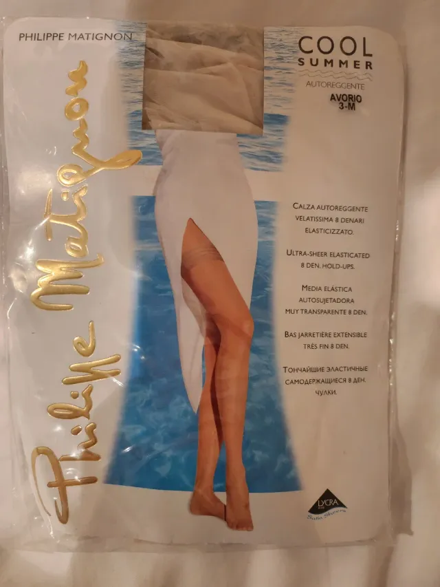 Medias elásticas autosujetadora Philippe Matignon