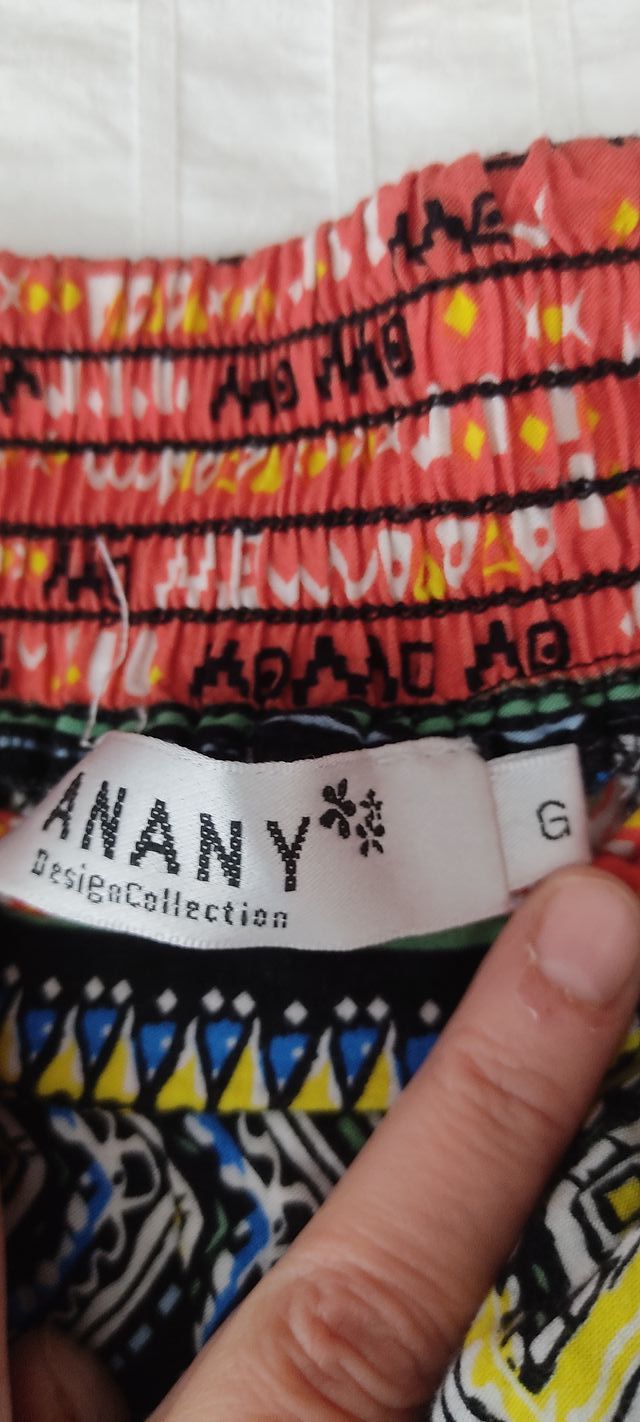 Pantalón étnico estampado verano L