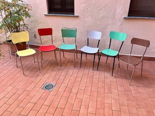 Sedie vintage formica di varie colorazioni