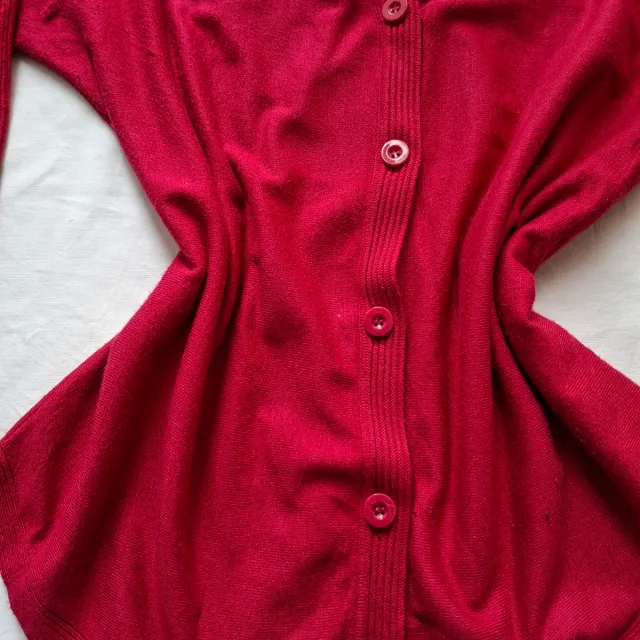 Cardigan Street one v-neck bordeaux stile y2k