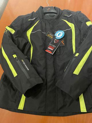 Chaqueta Moto Bartlett Negro/Fluor 5XL