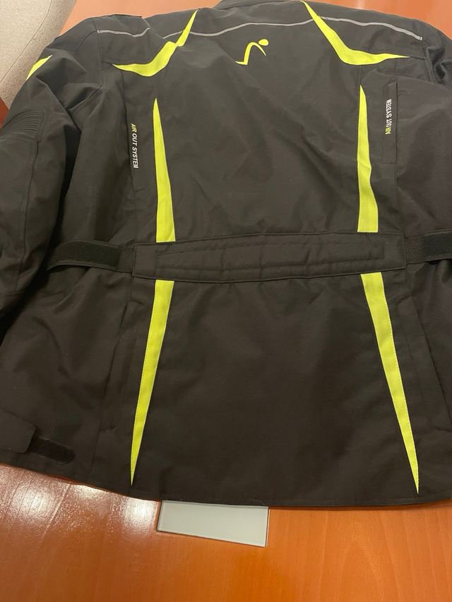 Chaqueta Moto Bartlett Negro/Fluor 5XL