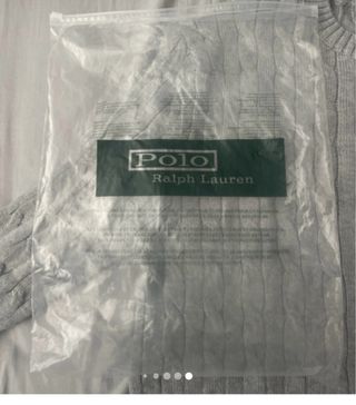 Polo Ralph Lauren Jersey Gris Talla M