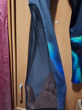 Leggings Talla L efecto aurora boreal