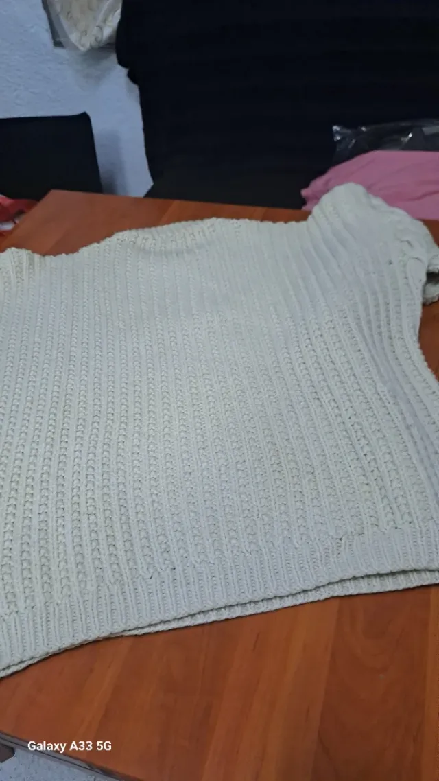 Jersey de lana tejido es unise