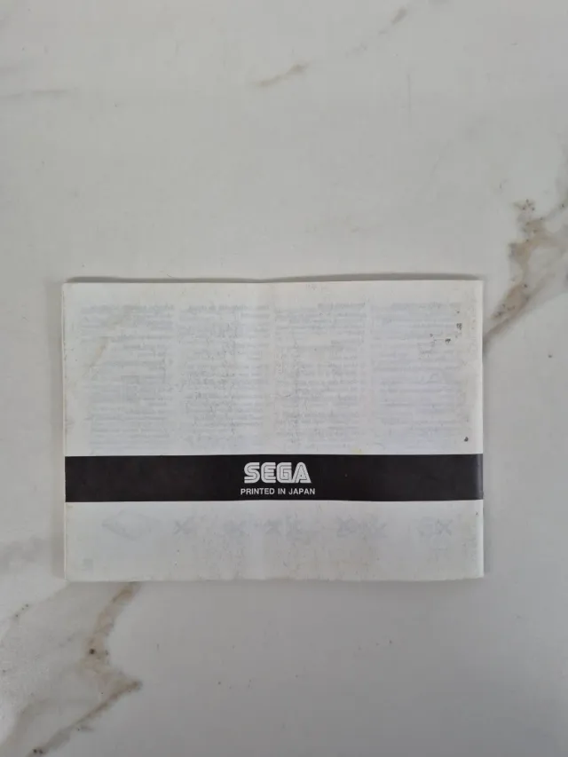 Manual Sega Game Gear Columns