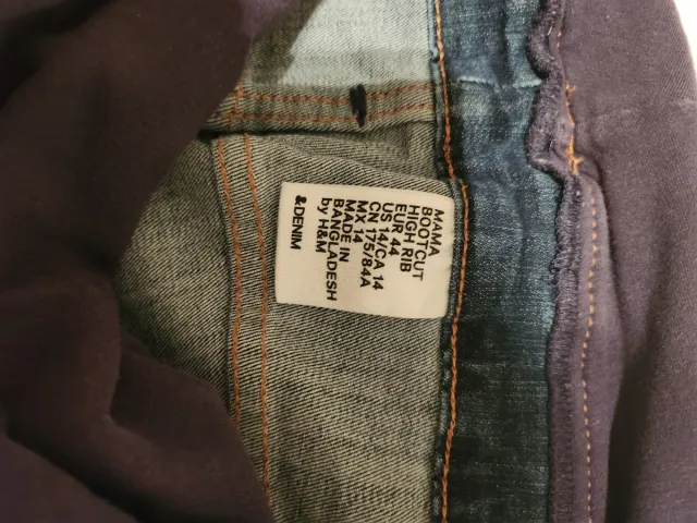 Tejanos premamá talla 44