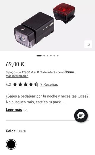 Luces Specialized Headlight y Taillight PVP 69