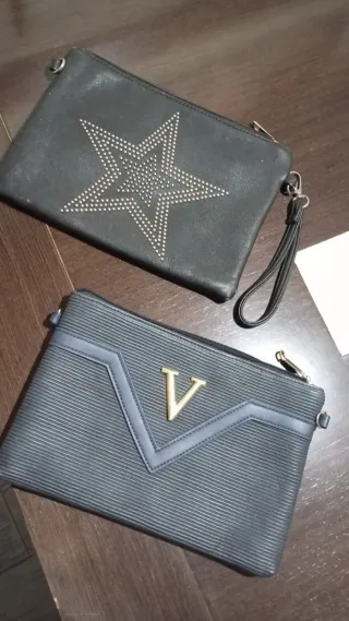 Bolsos de mano mujer negro y dorado