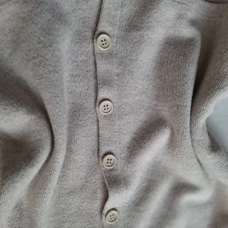 Cardigan corto Zara color sabbia vintage coquette