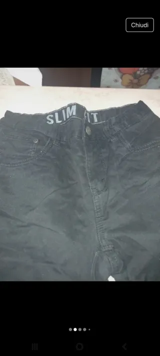 Pantaloni bambino neri