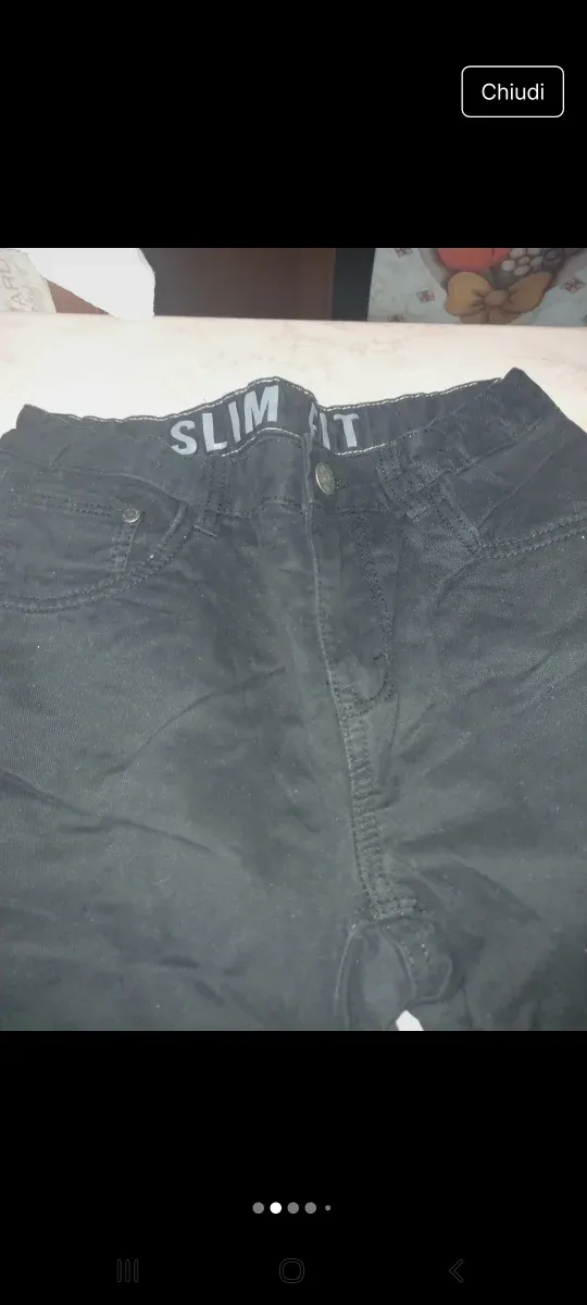 Pantaloni bambino neri